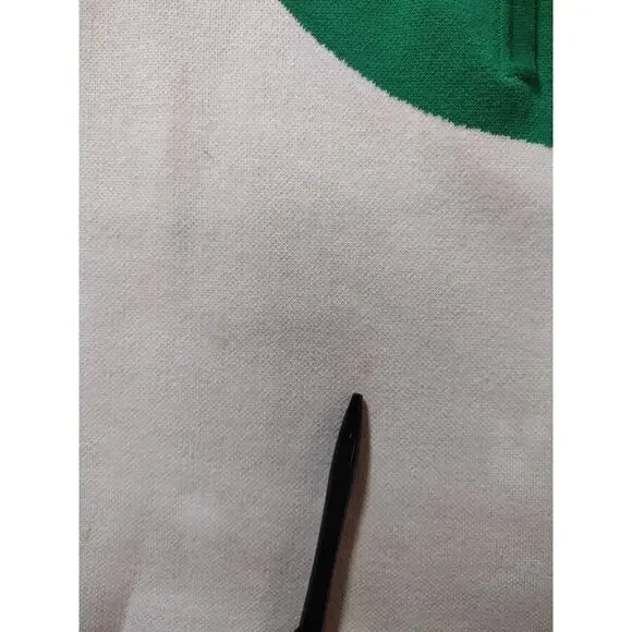 MOTH Anthropologie Green Yellow Retro Mod Sleeveless Colorblock Mini Dress Large - Picture 7 of 16